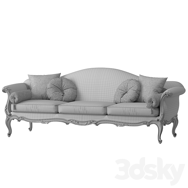 SOFA CỔ ĐIỂN BĂNG DÀI LOUIS 15